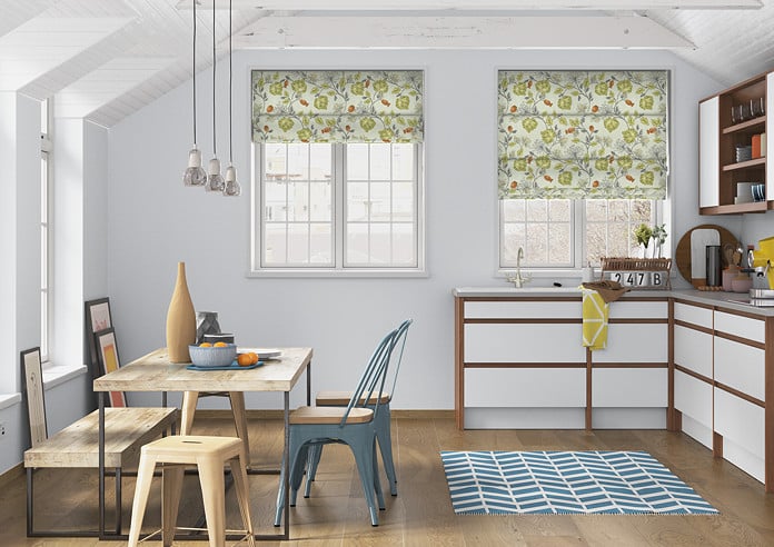 Parchment, Fern - Twist&Fit Roman Blind - Image 5